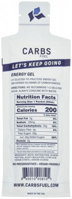 Carbs Fuel Original 50g Energy Gel